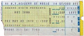 1974-05-03 Late Show Ticket
