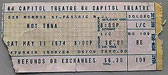1974-05-11 Early Show Ticket