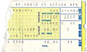 1974-09-26 Late Show Ticket