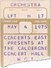 1975-05-04 Early Ticket