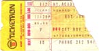 1975-11-22 Late Show Ticket