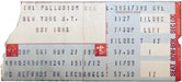 1976-11-27 Early Show Ticket