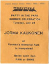 1981-07-28 Handbill