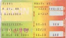 1981-12-30 Early Show Ticket