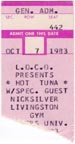 1983-10-07 Ticket