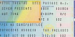 1983-10-08 Early Show Ticket