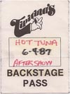 1987-06-04 Backstage Pass
