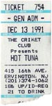 1991-12-13 Ticket