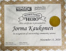 Home Town Hero Award