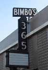 Bimbo's marquee