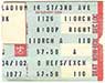 1977-11-26 Early Show Ticket